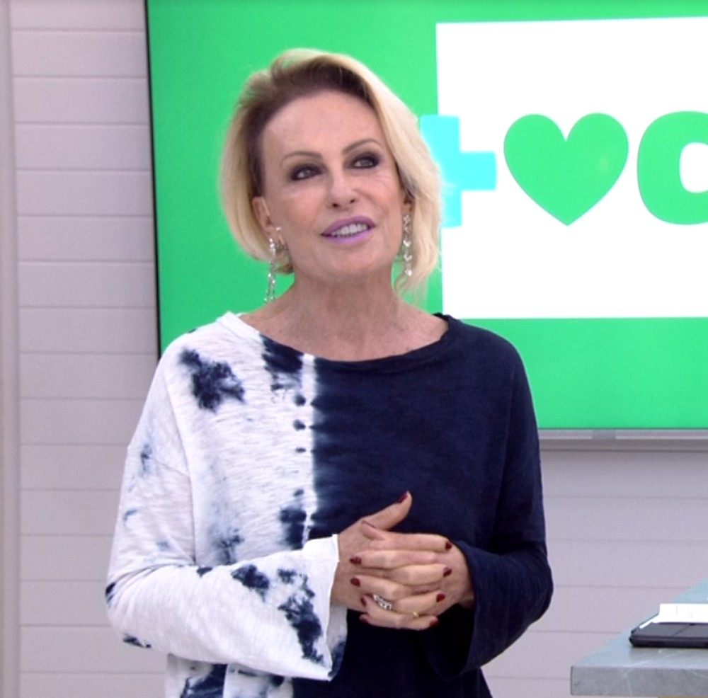 Ana Maria Braga volta ao Mais Você e diz que tumor já reduziu 50%