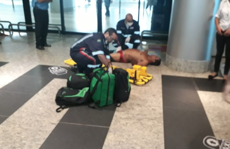 Briga entre taxistas termina com um baleado no Aeroporto de Manaus 