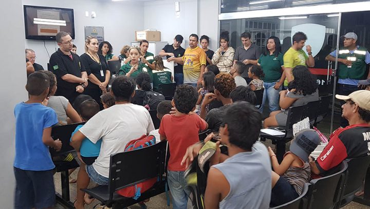 Operação integrada retira crianças e adolescentes das ruas de Manaus