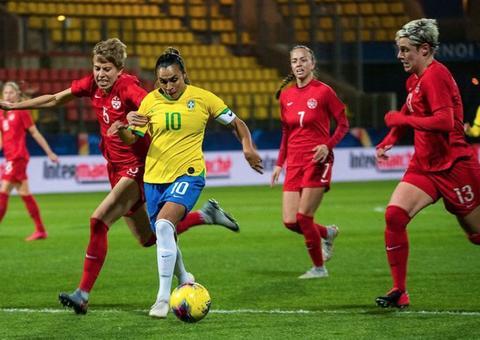 Brasil cede ao empate com Canadá em último amistoso na França