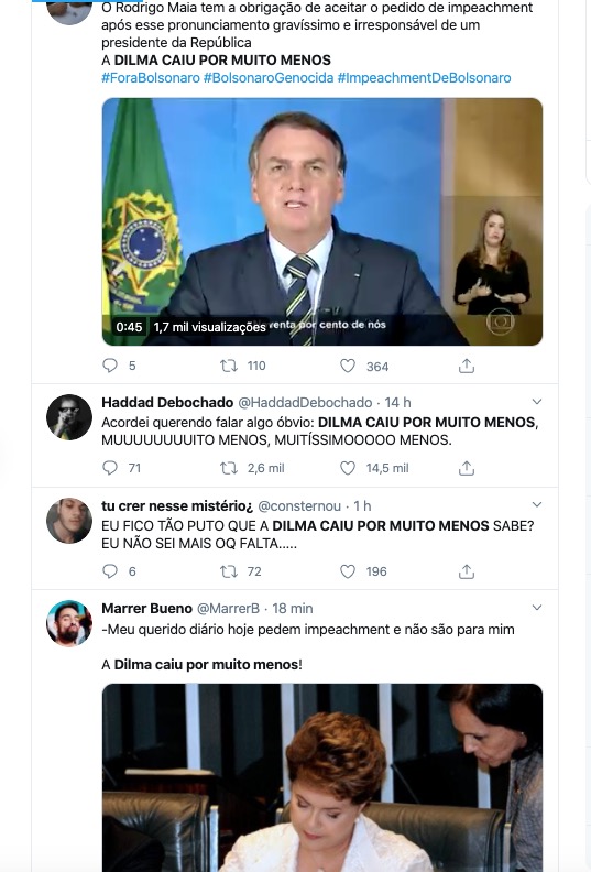 Após pronunciamento, Bolsonaro é chamado de genocida e alvo de panelaços pelo 8º dia seguido