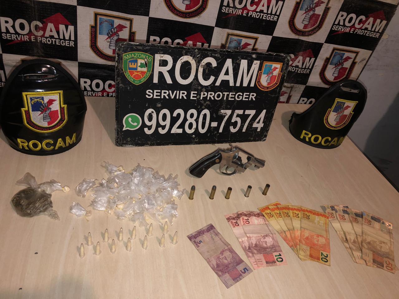 Em troca de tiros com a Rocam, homem é baleado e morre em Manaus