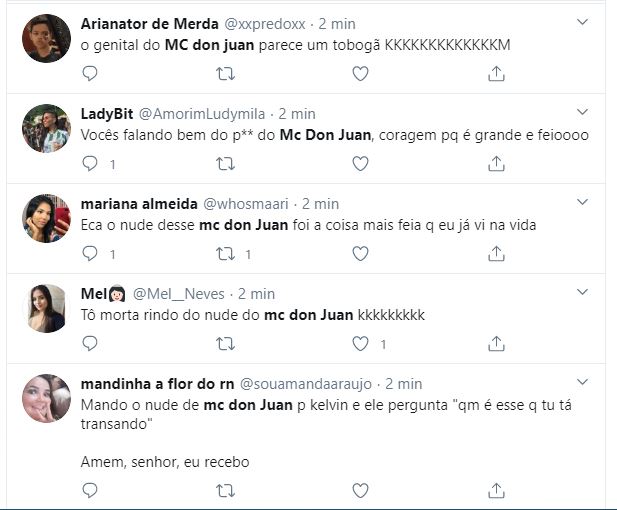 Vaza suposto nude do MC Don Juan e web vai à loucura: 'parece um tobogã'