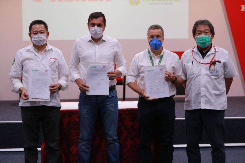 Parceria entre Moto Honda e governo estadual vai construir respirador em Manaus