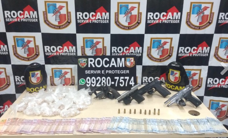 No Amazonas, 22 pessoas são presas com armas e drogas 