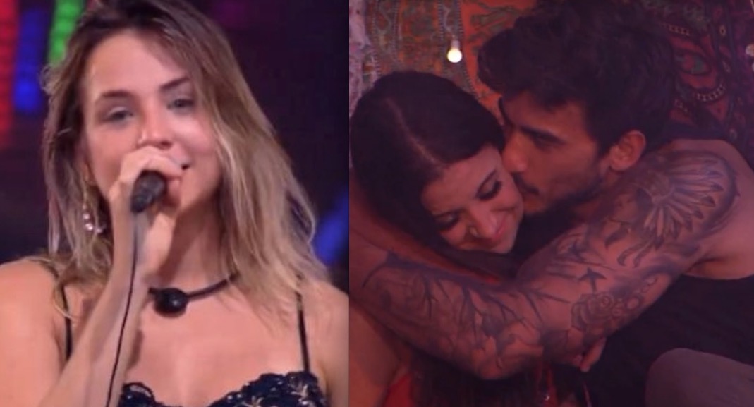 Gabi termina namoro com Guilherme em karaokê e menciona Bianca: 'nunca mais'
