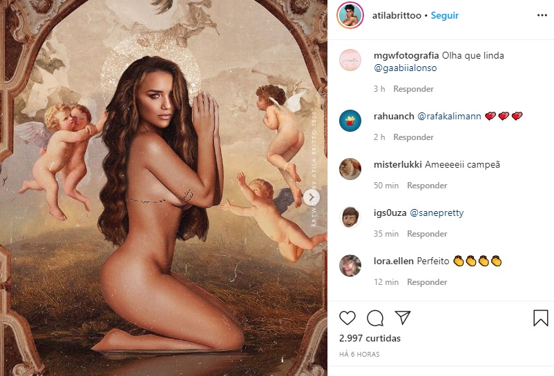 Imagem de Rafa Kalimann nua chama atenção na Web