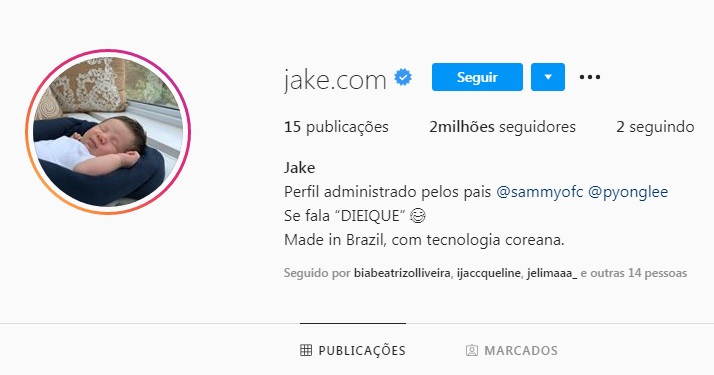 Com apenas 2 meses, filho do ex-BBB Pyong Lee conquista mais seguidores que ex-participantes do BBB20