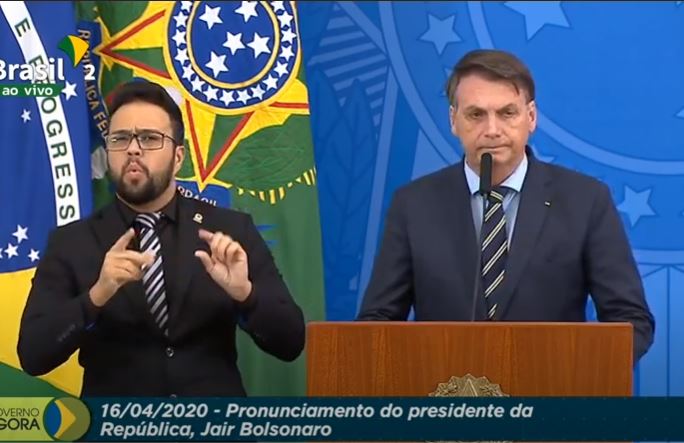 Após demitir Mandetta, Bolsonaro diz que já falou sobre flexibilizar isolamento com novo ministro da Saúde