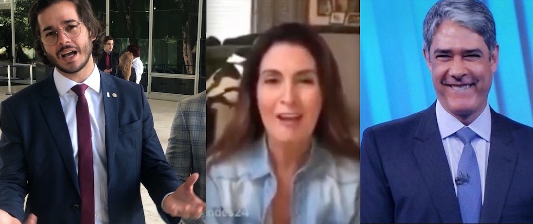 Fátima Bernardes chama Túlio Gadelha de William e bomba na internet