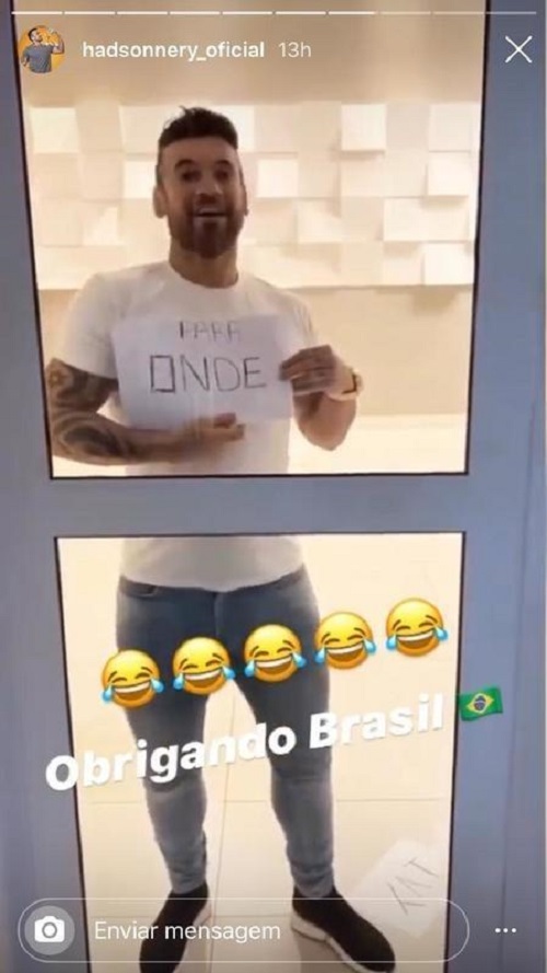 Ex-BBB Hadson Nery ironiza eliminação de Ivy: 'Volta para onde nunca deveria ter saído'