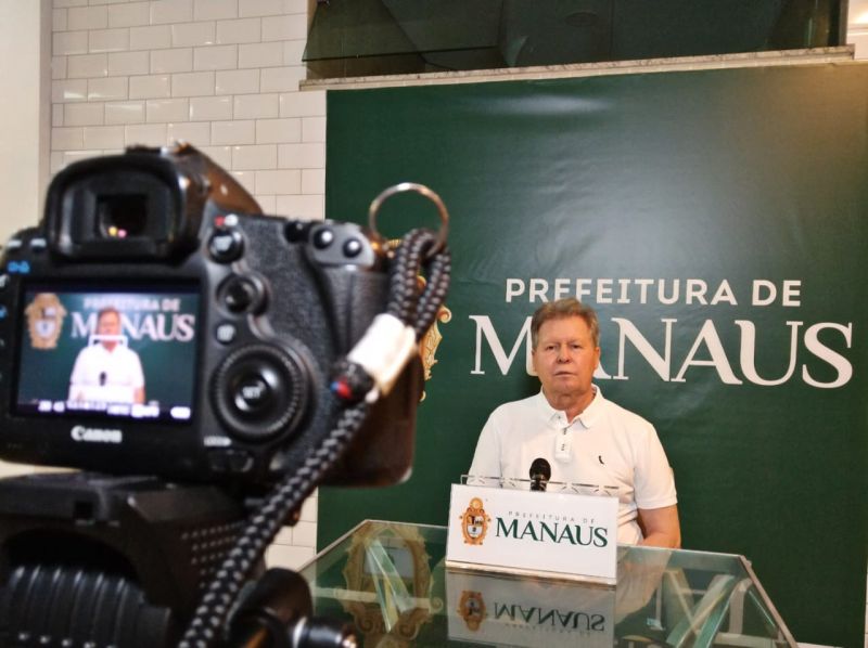Prefeito diz que Manaus se recupera a partir de junho se governo federal liberar recursos 