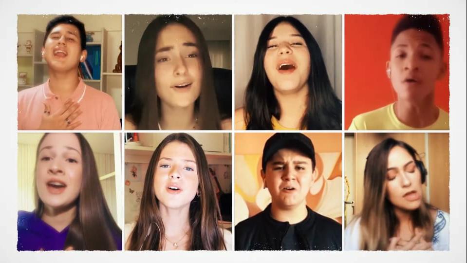 Ex participantes do The Voice Kids se unem em prol da luta contra Covid-19