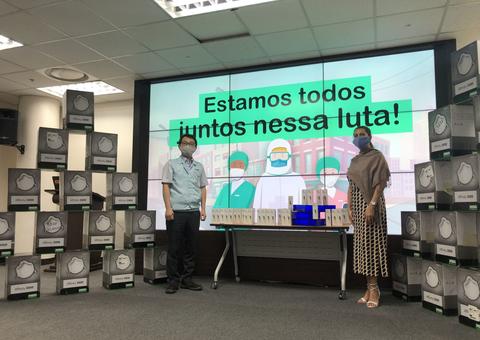 Susam recebe 3 mil máscaras e 50 termômetros feitos no Polo Industrial