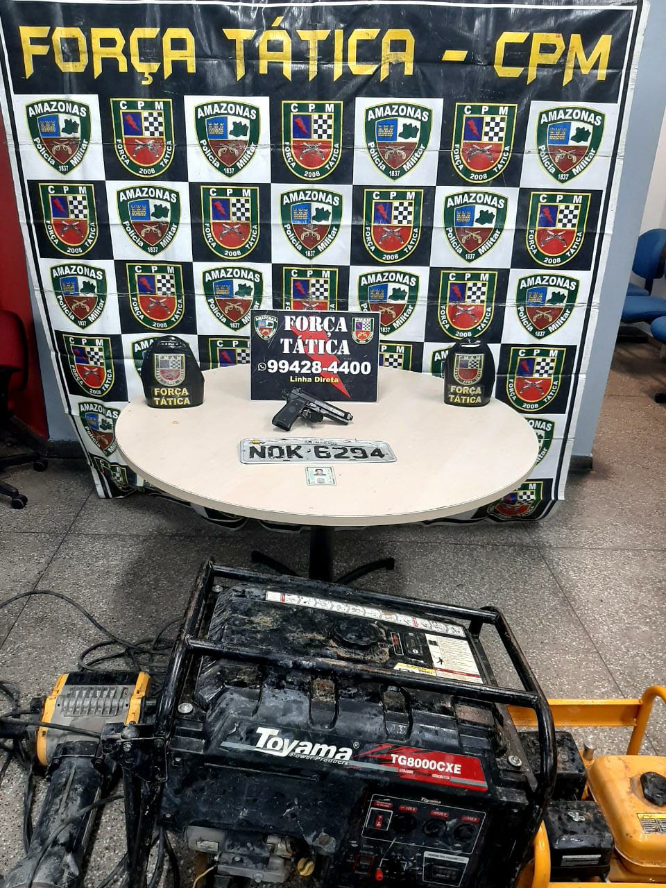 Suspeitos são presos após roubarem carro de concessionária de água em Manaus