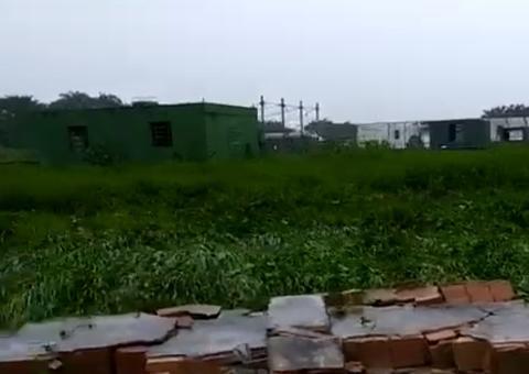 Durante forte chuva, muro do Batalhão de Infantaria de Selva desaba em  Manaus