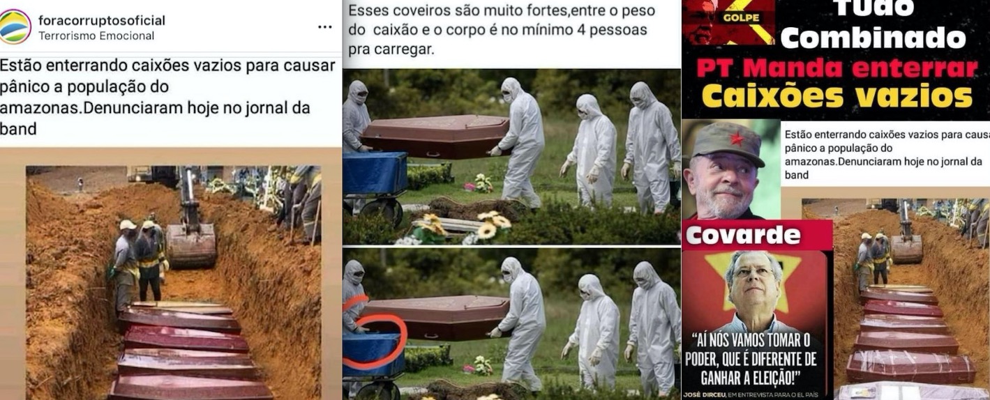 Caixões vazios estão sendo enterrados no Amazonas? Saiba a verdade