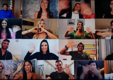 Virtualmente, participantes do BBB20 curtem a final do reality 