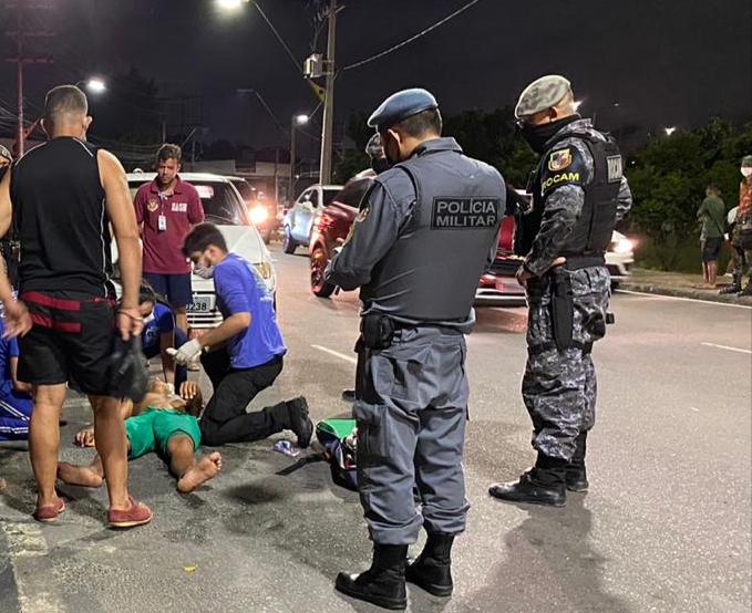 Em Manaus, motorista sofre tentativa de agressão após atropelar venezuelano 