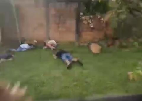 Em vídeo, polícia invade festa de criminosos em sítio de Manaus