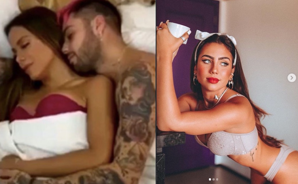 Catherine Bascoy diz que toparia sexo a três com Anitta e Gui Araújo