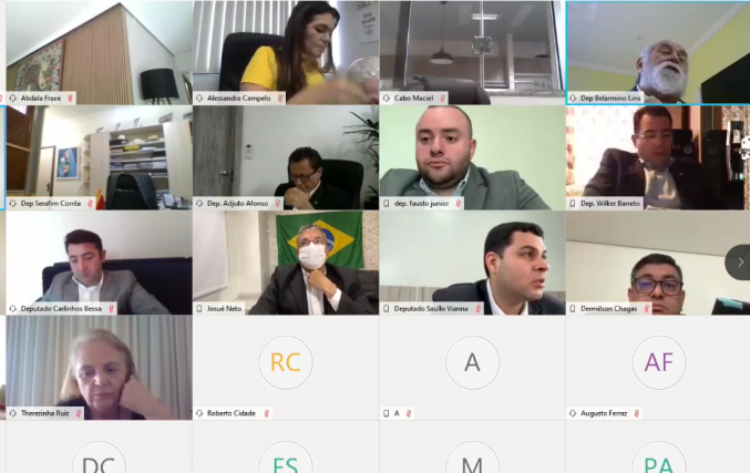 Sessão da Aleam inicia tumultuada com discussão entre os deputados Josué e Alessandra