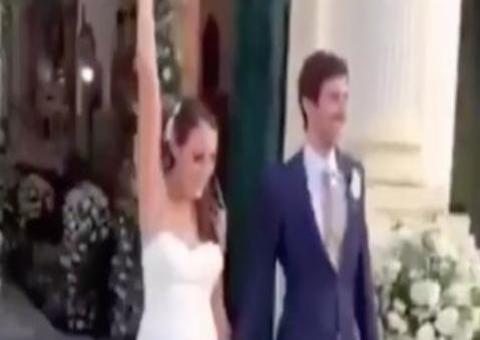 Vídeo: Noivos recebem 'chuva de vaias' durante casamento em meio à pandemia: 'vergonha!'
