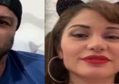 Durante live, ex-BBB Kléber Bambam solta revelação indiscreta sobre affair com Maria Melilo
