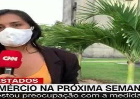 Repórter da CNN Brasil desmaia após transmissão ao vivo em Manaus 
