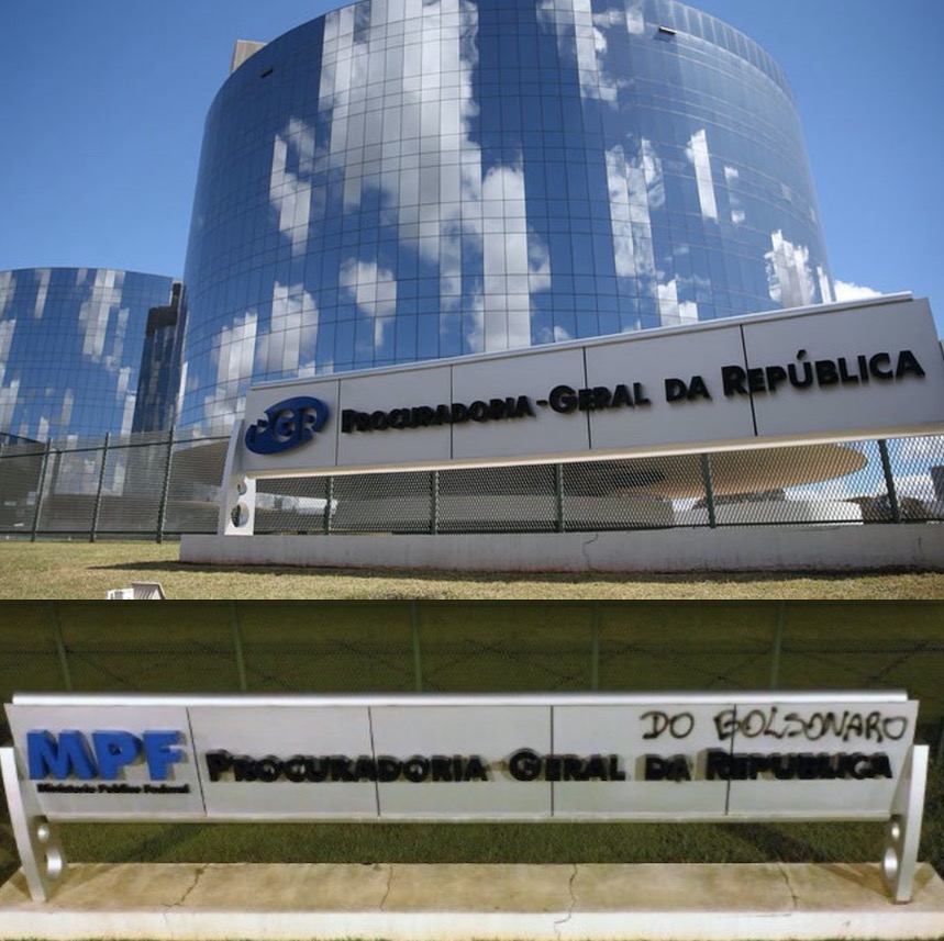 'Procuradoria-geral do Bolsonaro': sede da PGR é alvo de pichação em Brasília