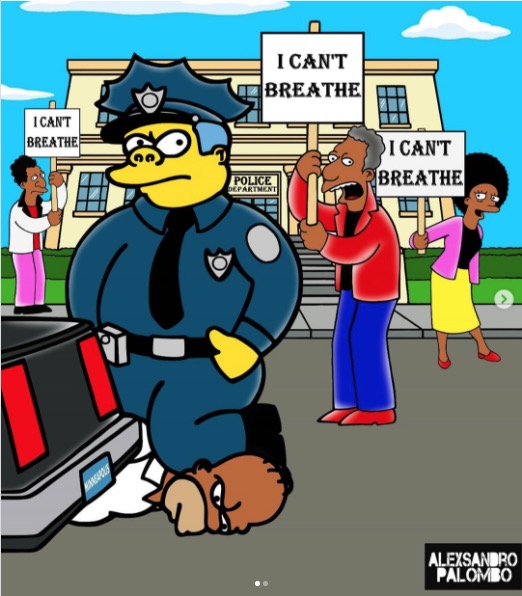 Os Simpsons: Desenho faz homenagem a George Floyd