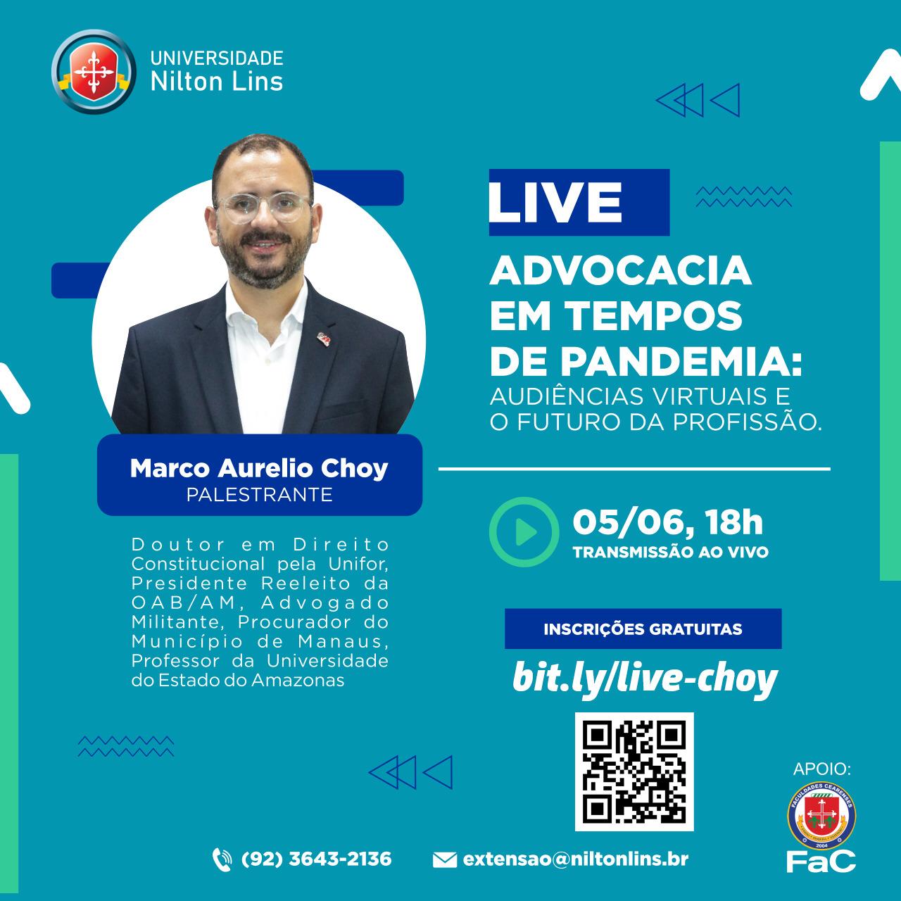 Live sobre Advocacia em Tempos de Pandemia acontece nesta sexta-feira