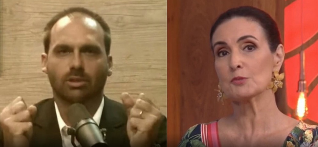 Eduardo Bolsonaro acusa Fátima Bernardes de incentivar masturbação na TV