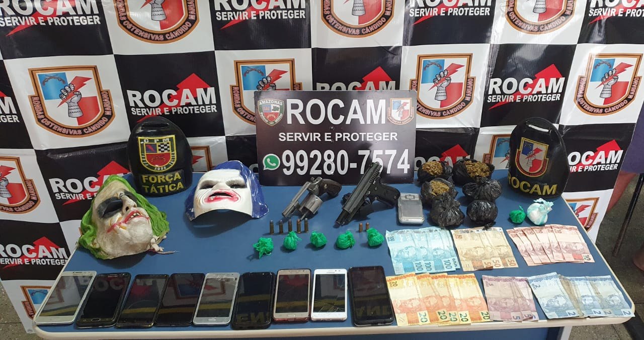 Polícia prende dez homens e apreende três adolescentes em operação no Amazonas 