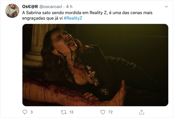 Com Sabrina Sato, web detona série brasileira Reality Z; ‘atuações terríveis'