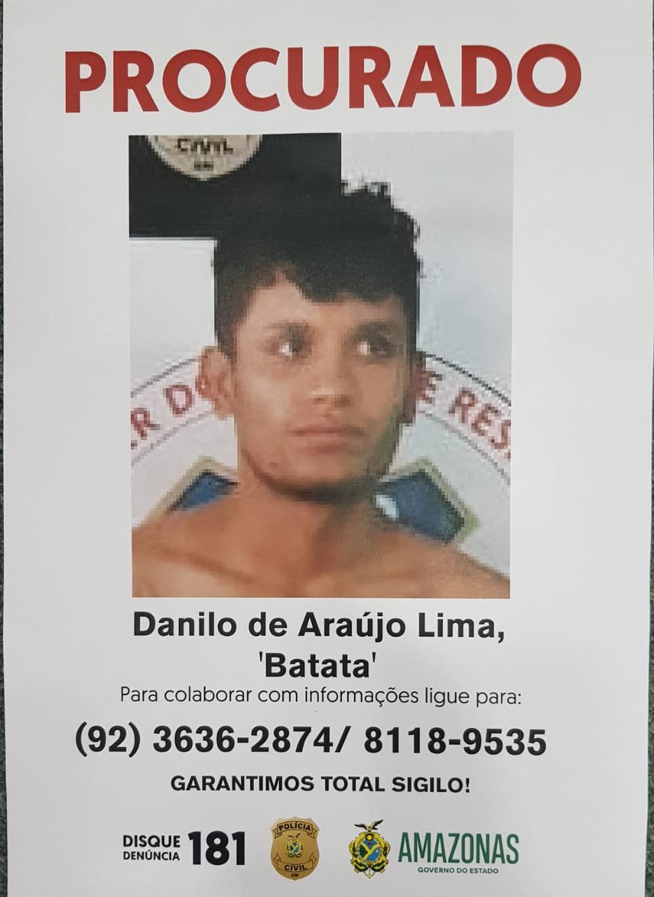 Polícia pede ajuda para encontrar 2º suspeito de matar sargento da PM em Manaus