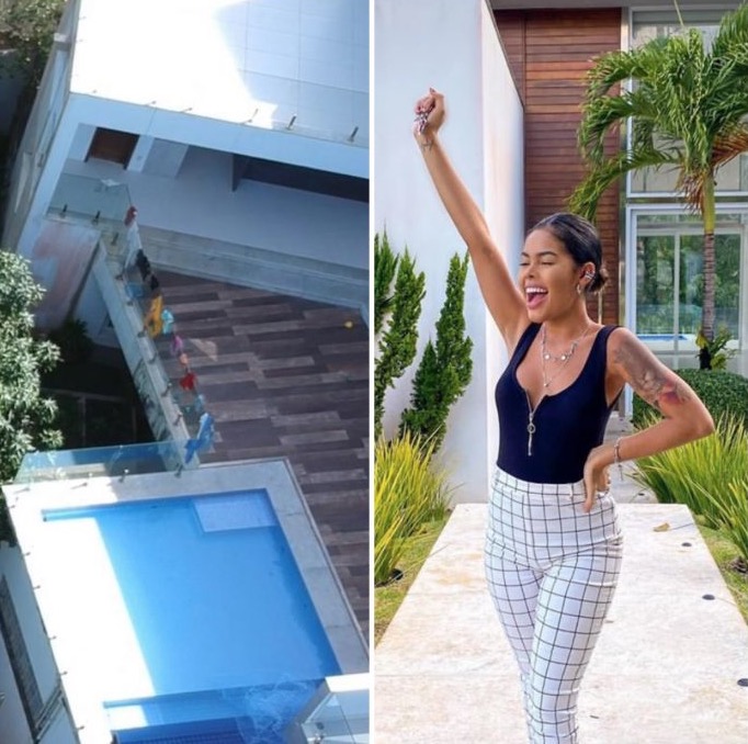 Vizinhos 'denunciam' influencer Sthefane Matos por pendurar roupas em mansão 