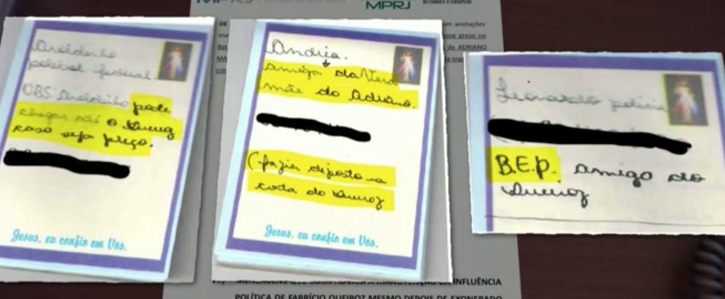 Fabrício Queiroz tinha agenda com contatos de quem poderia ajudá-lo na prisão