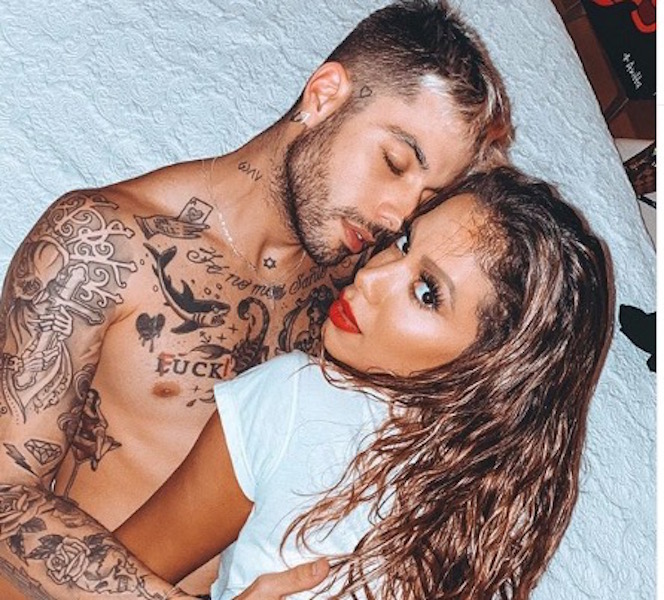 Namorando há 2 meses, Anitta e Gui Araújo trocam declarações de amor na web 