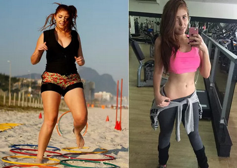 Nove quilos mais magra, Amanda Gontijo mostra barriga chapada 