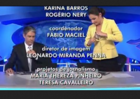 Apressadinha, Patrícia Poeta paga mico no Jornal Nacional ao levantar do fim do programa