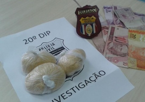 Policiais do 20° DIP apreendem pasta de cocaína no Tarumã