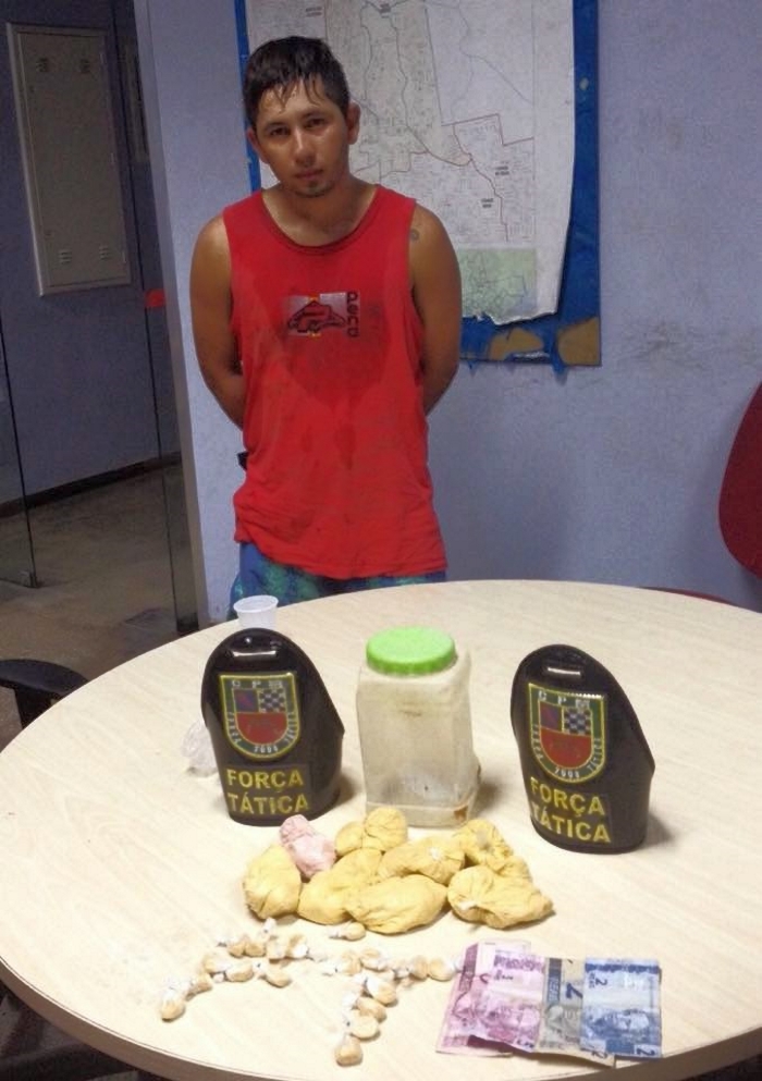 Homem é preso no conjunto Cidadão V com 1,8kg de cocaína