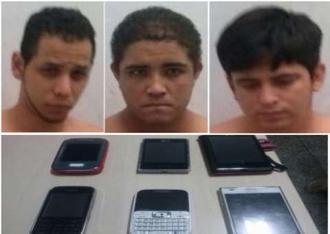 A bordo de um Fox, trio é preso por roubos no Japiim