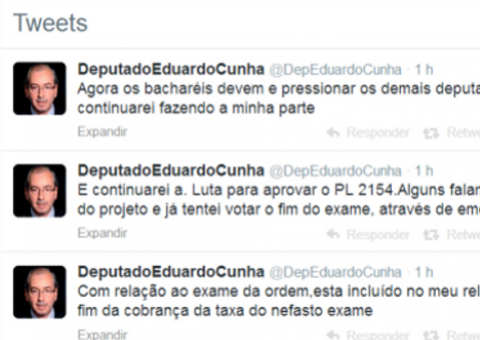 Líder do PMDB na Câmara dos Deputados defende a extinção do exame da OAB