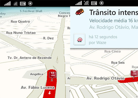 Sinalizadores do Waze mudam no Carnaval