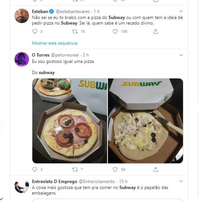 Pizza triste' do Subway vira meme perfeito para representar o Brasil de 2020