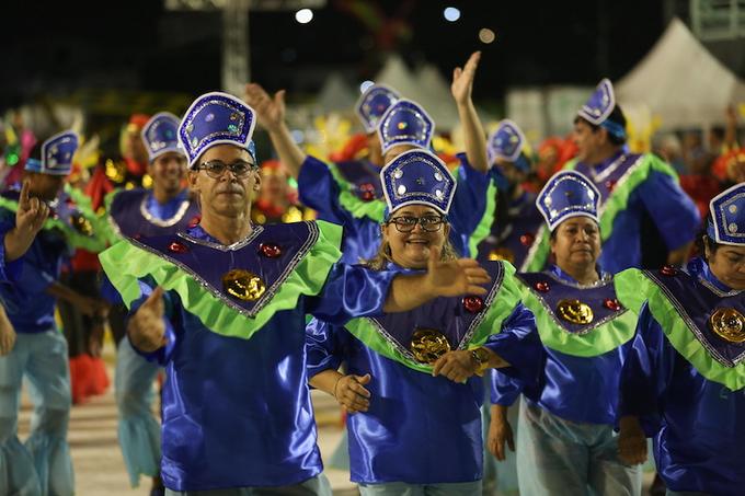 Desfile de quinta-feira, no sambódromo - Foto: Michael Dantas/Secretaria de Cultura