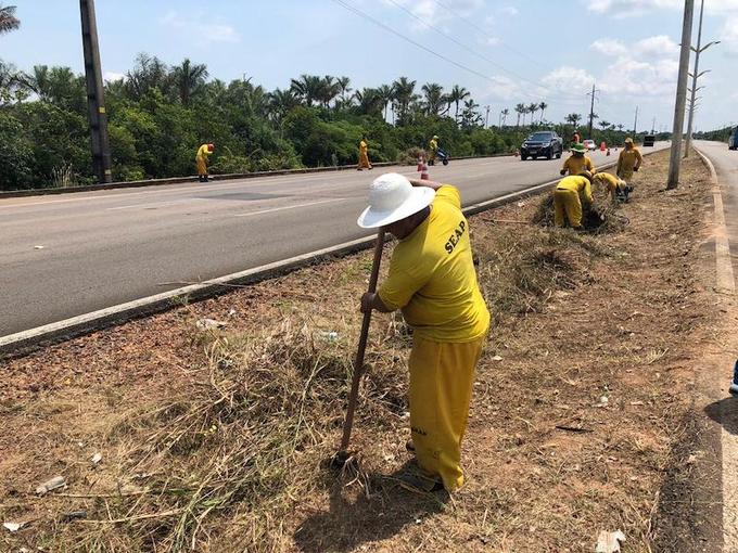 Apenados também prestaram serviços em locais fora da detenção - Divulgação/Secom
