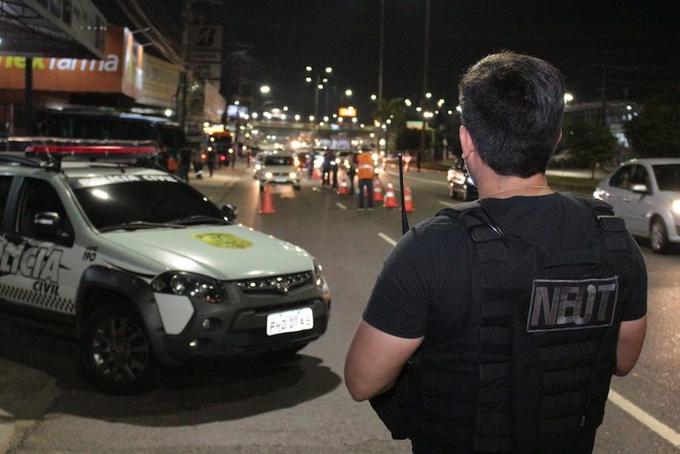 Na sexta-feira, condutor foi preso em flagrante, em Adrianópolis - Foto: Divulgação/Detran